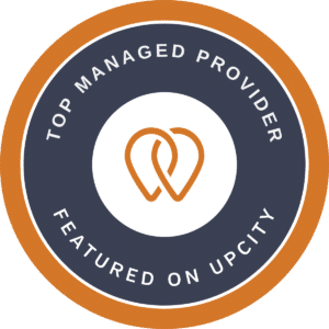 Top Managed Service Provider: UpCity Badge